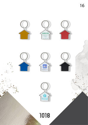 1018 METAL EV ŞEKLİNDE ANAHTARLIK