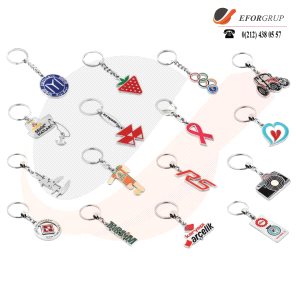 3 Boyutlu Özel Tasarım Metal Anahtarlık