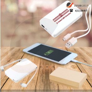 5000 mAh Baskılı PowerBank