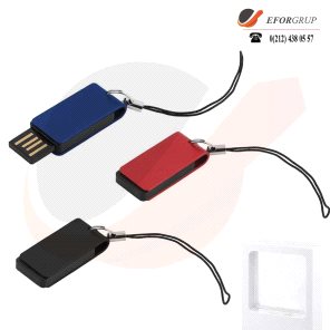 8 GB Döner Mekanizmalı Alüminyum USB Bellek