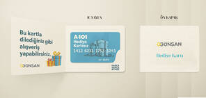 A101 Hediye Kartı / Firmanıza Özel Zarfta