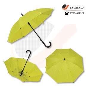 Açık Sarı Baston Şemsiye