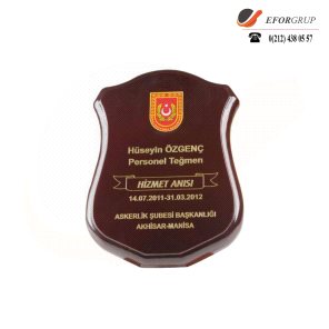 Kalkan Ahşap Plaket