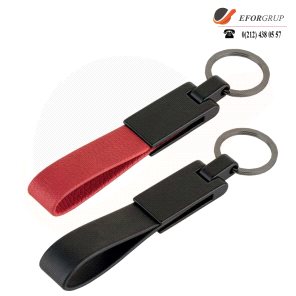 Renkli Deri Anahtarlık