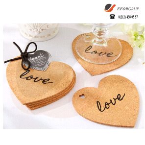 Bardak Altlığı (Kalp Şeklinde)