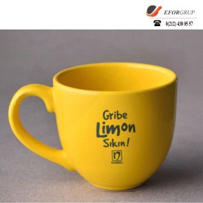 Baskılı Seramik Çay Fincanı