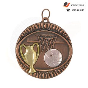 Bronz Renk Basketbol Madalya