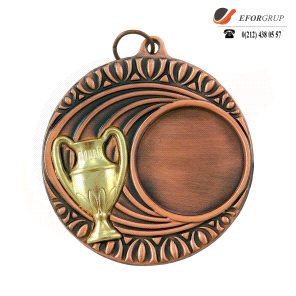 Bronz Renk Kupa Madalya