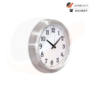 Metal Çerçeveli Duvar Saati
