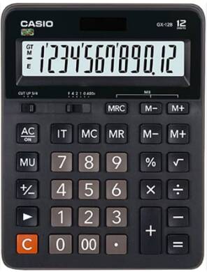 Casio Hesap Makinesi Masaüstü Tipi GX-12B 12 Hane