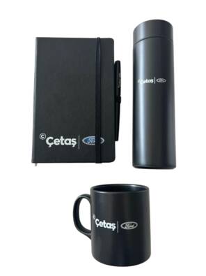 DEFTER KALEM KUPA TERMOS HOŞ GELDİN SETİ