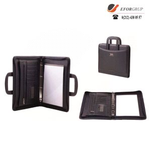 Siyah Deri Evrak Çantası