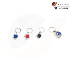 Dönerli Metal Anahtarlık (Daire)