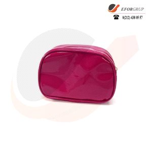 Eflatun Renk Makyaj Çantası