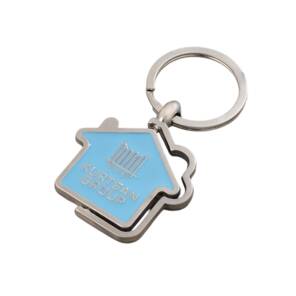 EV ŞEKLİNDE DÖNER METAL ANAHTARLIK