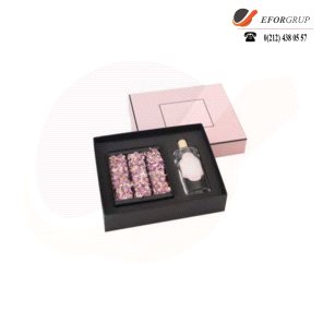 Gül Yapraklı Lokum + Kolonya Seti