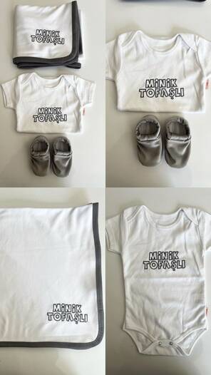 HOŞ GELDİN BEBEK SETİ / ZIBIN BATTANİYE PATİK