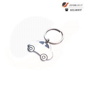 İnce Metal Anahtarlık (Araba)