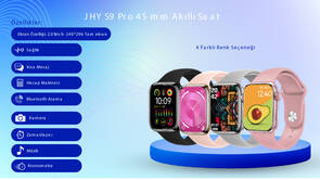 JHY S9 PRO 45MM AKILLI SAAT