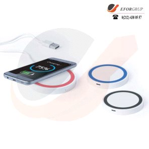 Kablosuz Yuvarlak Powerbank