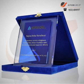 Kadife Kutulu Plaket