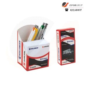 Karton Kutu Notluklu Kalemlik