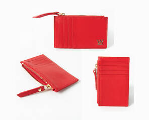 KIRMIZI KADIN CÜZDANI