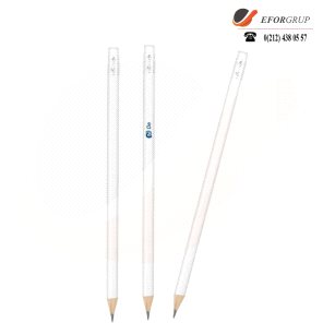 Köşeli Silgili Boyalı Kurşun Kalem