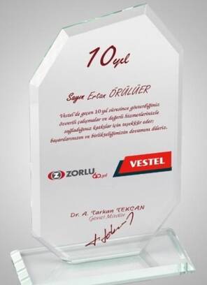 KRİSTAL PLAKET