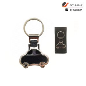 Kutulu Metal Araba Anahtarlık