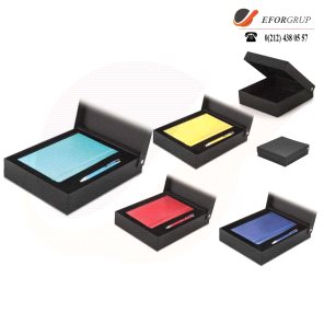 Kutulu VIP Set(Defter+Kalem)