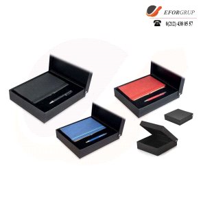 Kutulu VIP Set(Metal Tükenmez Kalem+Defter)