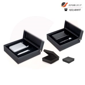 Kutulu VIP Set(Usb Kalem+Powerbank)