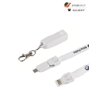Lanyard Cable Boyun Askı İpli Şarj Kablosu