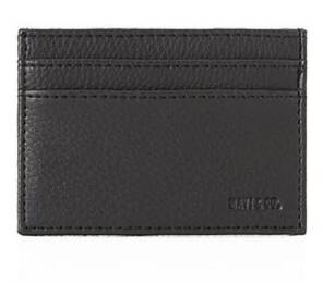 MAVİ Mühür Logo Siyah Deri Kartlık