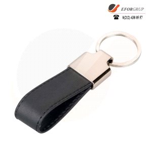 Promosyon Siyah Metal Anahtarlık