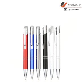 Promosyon Metal Klipsli Tükenmez Kalem