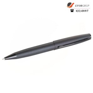 Metal Mat Siyah Tükenmez Kalem