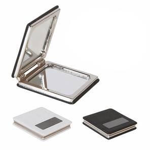 METAL PLAKALI DERİ PROMOSYON AYNA