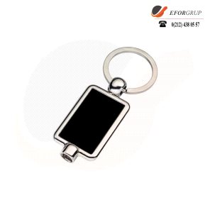 Siyah Metal Purjör Anahtarlık