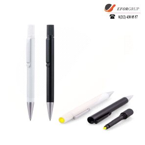 Promosyon Düz Renk Metal Tükenmez Kalem