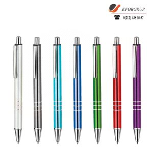 Renkli Promosyon Metal Tükenmez Kalem
