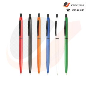 Siyah Klipsli Metal Tükenmez Kalem