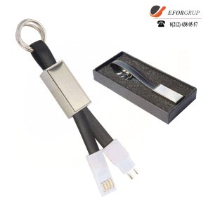 Micro USB Şarj Kablosu (Anahtarlık Özellikli)