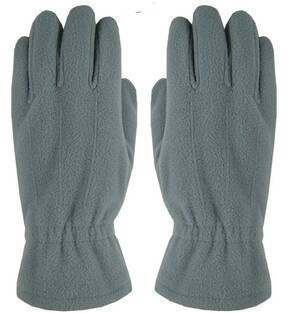 NAKIŞLI POLAR ELDİVEN GRİ