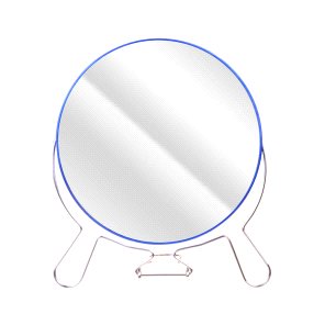 NEROX 17 CM MAVİ AYAKLI METAL AYNA NRX-2022