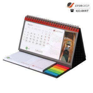 Notluklu Baskılı Masa Takvimi