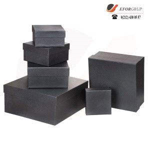 Özel Kağıt Kaplamalı Hediye Kutusu ( 12 x 12 x 7 cm )