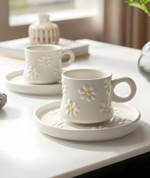 ÖZEL PAPATYA FİNCAN SETİ