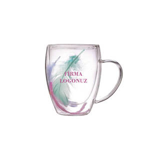 PEROTTİ TÜY DETAYLI ÇİFT CİDARLI KUPA